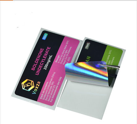 3x6cm Hologram Flakon Etiketi, UV Baskı Uçucu Yağ Şişesi Etiketleri