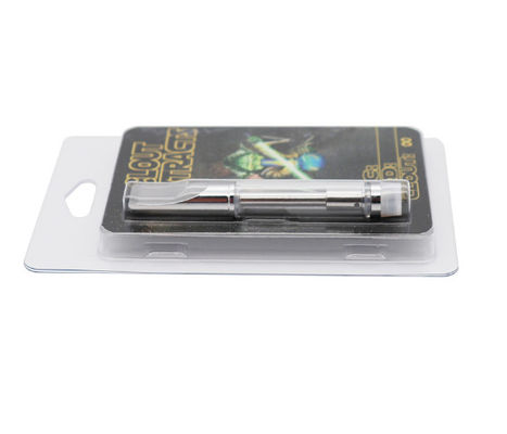 Kalem Cbd için 200gsm Sanat Kağıdı Gümüş Hologram Blister Kart Ambalajı
