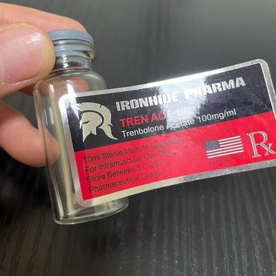 ISO PMS Renkli Cam Flakon Etiketleri, Parlak Finish Eczane Etiketleri Etiketleri