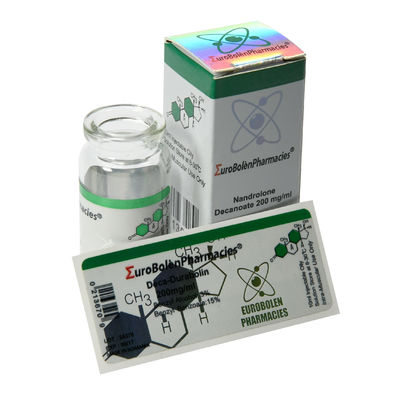 Steroid Sustanon 250 için Kabartmalı Baskı 25mm Geniş 10ml Flakon Etiketleri