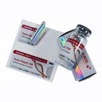 Sahteciliğe Karşı 10ml Damlalıklı Şişe Etiketleri, 6cm Uzunluk Yapışkanlı Etiket Etiketleri