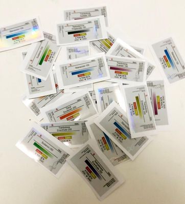 İlaç İçin Suya Dayanıklı UV Baskı 6x3cm Cam Flakon Etiketleri