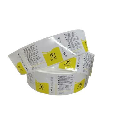 CMYK Baskı Steroid Flakon Etiketleri, Vitaminler İçin 35x84mm Hap Şişe Etiketleri