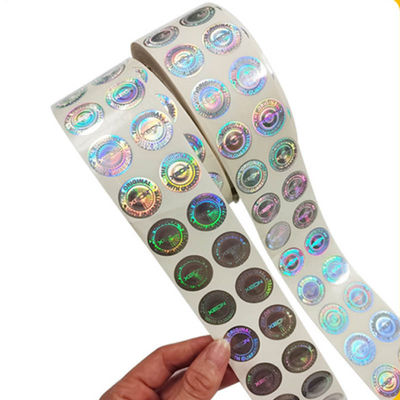Sahteciliğe Karşı Hologram Flakon Etiketi Dijital Baskı Hologram Flakon Etiketi