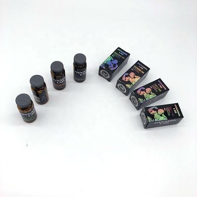 Pantone Renkli Hap Şişe Etiketleri, Anti Su 10ml Flakon Etiketleri