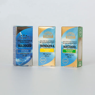 Kabartma 10ml Flakon Kutuları, 5mm Uzunluk Küçük Ambalaj Kutusu
