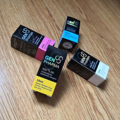 10ml Şişe için 60mm Yüksek 300g / M2 Holografik Ambalaj Kutuları