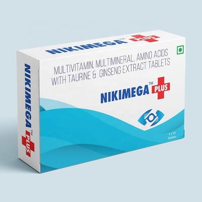 400gsm Karton Katlanabilir Kutular, 8cm Yükseklik Tıbbi Ambalaj Kutusu
