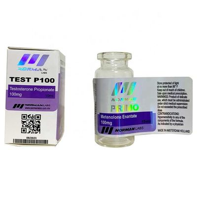 Anti Sahte Holografik Vinil 10ml Flakon Etiketleri İlaç için CMYK Renk