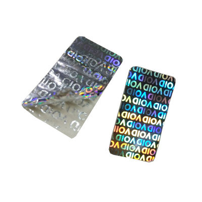 Cam Flakon için ISO9001 25mm Genişlik Orijinal Güvenli Hologram Etiket