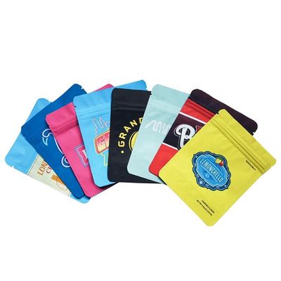 Mylar Weed için Neme Dayanıklı 16C Alüminyum Folyo Zip Kilit Torbaları