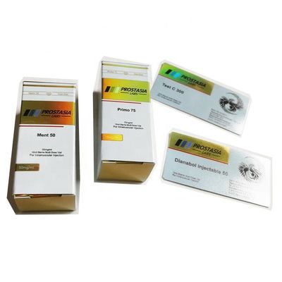 UV Kaplama 10ml Flakon Kutuları, 300gsm Beyaz Karton Ambalaj Kutuları