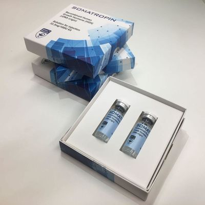 4cm Genişlik İlaç Ambalaj Kutusu, 400gsm Katlanabilir Karton Kutu