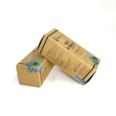 Sabun Bar için ISO Biyobozunur 250gsm Kraft Kağıt Ambalaj Kutuları