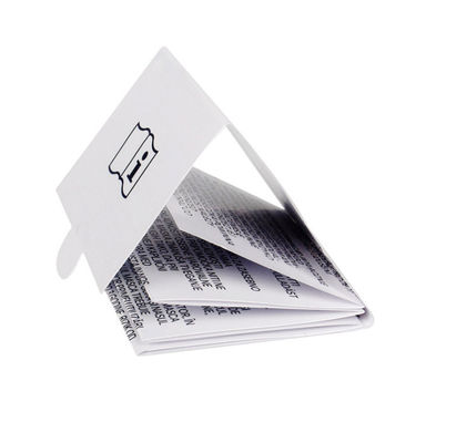 Beyaz Geri Dönüşümlü 160gsm Özel Broşür Baskı Mat Laminasyon