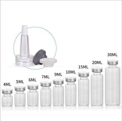 Şeffaf İlaç Cam Şişeler 2ml Küçük İlaç Şişesi