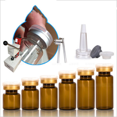 Şeffaf İlaç Cam Şişeler 2ml Küçük İlaç Şişesi